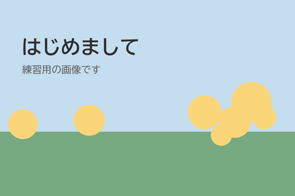 自己紹介の写真